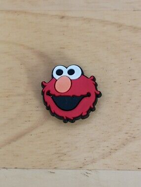 10 for $10 Jibbitz Croc Charms - Red Elmo Face Smiling 2 - New Shoe Charms